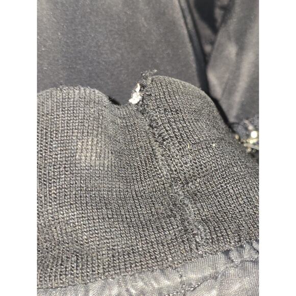 VINTAGE 1990'S Harley-Davidson Men's Black Satin Bomber Jacket Sz Small Logo - Picture 8 of 16